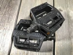 Bmx Pedals 1/2 Wellgo LU-469 Black Nos Nib. Fixed Price $21.99.