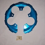Nos Girvin Rock Chainring Protector - Turquoise Aqua. Fixed Price $24.99.