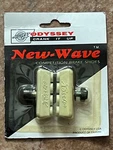 Nos White Pair Odyssey New Wave Competition Brake Shoes Old School Bmx Pads. Fixed Price $49.99.