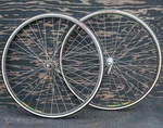 Vintage Campagnolo Nuovo Record 700C Roadbike Wheels Mavic Rims Tires Nosbicycle. Fixed Price $650.00.