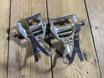 Sr Sakae SP-153 Vintage Bike Pedals Made Japan Silver Eroica. Fixed Price $79.99.