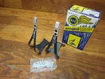 Nos Ale Toe Clips - Matte Black Anodized Alloy Medium 97 L.d.. Fixed Price $24.99.