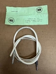 Sturmey Archer 3 Speed Bicycle Hub White Early Trigger Shifter Cable Nos 54 1/2". Fixed Price $20.00.