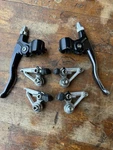 Vintage Shimano BL-M700 Deer Head Levers BR-MC70 Cantilever Brakes Set Mtb. Fixed Price $67.95.