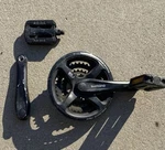 Shimano Tourney FC-TY501 Crankset 170MM 6/7/8-SPD, 42/34/24T Square Taper. Fixed Price $14.99.