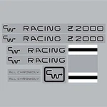 Cw - Z2000 Black And White Decal Set. Fixed Price $45.95.