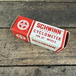 Vintage Schwinn Cyclometer Speedometer 24" Wheels Nos Approved Red Box Japan. Fixed Price $26.99.