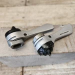 1989 Grey Suntour Edge Downtube Shifters Accushift 7-SPEED 2X7 Braze-on Japan. Fixed Price $34.97.