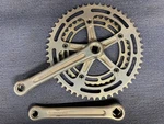 Shimano FC-7110 Dura-ace Ex 170MM 52T/39T Crankset, 9/16 Silver. Fixed Price $130.00.