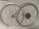 Gently Used 24X1.5" Aluminum Bicycle Rim Set Kin Lin RT6N Very Clean. Fixed Price $70.00.