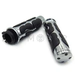 Chrome Flame Hand Grips 1" 25MM For Choppers/h-d/suzuki/kawasaki/yamaha/honda. Fixed Price $23.75.