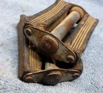 Pair, Vgc, Union 1/2" Bicycle Bike Pedals, From 50/60S Schwinn, 4" Blocks. Fixed Price $22.50.