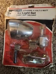 Sears 6 VOLT-3 Watt Bicycle Generator Light Set New In Package. Fixed Price $24.99.