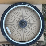 Schwinn Stingray Occ Chopper Front Wheel 24" Tire Low Miles Nice Survivor. Fixed Price $78.71.