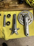 Coda Magic Motorcycle Crank Set With Chainrings And Bottom Bracket. 175MM. Fixed Price $725.00.