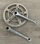 Nervar Sport Crankset Single 52 Cm Room For Double 128 Bcd Square Taper 9/16. Fixed Price $40.00.