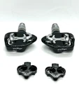 Wellgo RC-713 Black Clipless Pedals Pair 9/16 + Cleats And Hardware Road Gravel. Fixed Price $24.00.