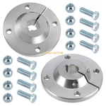 Set 2 Rear Axle Aluminum Wheel Hub, 1" Bore, Go Kart Off Road Cart 4X4 Silver. Fixed Price $56.99.