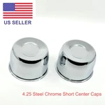 Steel Short Push Thru Center Cap For 4.25" Bore Trailer Wheel Rims. Fixed Price $24.79.