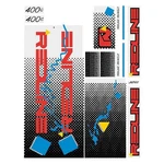 Redline - 1986 400C & Blue Decal Set For Chrome Frame. Fixed Price $53.51.