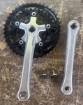 Vintage Shimano Alivio FC-MC10 Crankset 175MM Hyperdrive-c Triple Mtb Bike. Fixed Price $24.00.