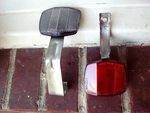 Vintage Cateye RR-270-B2 Red/white Reflector Front&rear W/h Metal Bracket/holder. Fixed Price $12.99.