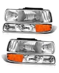 For Chevy 01 02 03 04 05 Tahoe/suburban Headlight 00-06 Chrome Housing. Fixed Price $119.26.