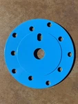 Old School Bmx Aluminum Power Disc Chainring Adapter 110 /130 Gt Hawaiian Blue. Fixed Price $49.00.