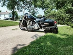 Chrome Rail Grab Seat Solo Sundown Mustang 4 Harley Road King Classic 1997-2012. Fixed Price $123.75.