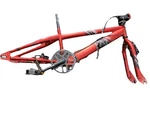 Mongoose Bmx Frame Chain Forks Pedals Rebel Red. Fixed Price $120.00.
