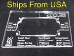 Acrylic Humbucker Pickup Routing Template For Body Pickguard - 1615 Designs. Fixed Price $14.99.