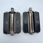 Vintage Raleigh Sports Bicycle Pedals Rubber Block 9/16" Sir Walter Platform A59. Fixed Price $27.99.