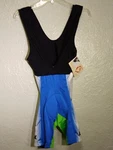 Nalini Costa Blanca Kelme Look Cycling Bike Bib Shorts 4 Mens Green/blue Nwt. Fixed Price $86.00.