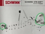 Schwinn 1966-73 Stik Shifter Parts Krate Stingray Fastback Manta RAY/3 & 5 Speed. Fixed Price $20.00.