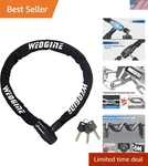 Bike Chain Lock, Heavy Duty Anti-theft Bicycle 2.72 Security B.... Fixed Price $22.31.
