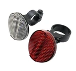 Cateye Bicycle Safety Reflector Set White 22.2MM Front And Red 27.2MM Rear. Fixed Price $10.49.