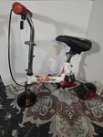 Motiv Clown Bike Stunt Bicycle White Red 2 Wheel Trick Circus Rear Suspension. Fixed Price $99.99.