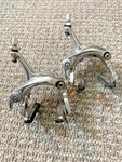 Pair Of Shimano Dura-ace BR-7700 Dual Pivot Road Brakes --titanium Upgrades--. Fixed Price $72.00.