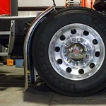 38" Quarter Fenders Pair Heavy 14 Ga. Universal Peterbilt Kenworth Freightliner. Fixed Price $539.00.