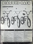 Vtg 1970S Bmx Promo Flyer Bikes Spec Sheet. Fixed Price $220.00.