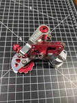 Vintage Red Silver Proshift Precision Billet Rear Derailleur Mtb Bike Cnc. Fixed Price $899.99.