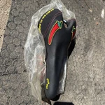 Classic 1990'S Salsa Zona Tres Cro-moly Rail Embroidered Saddle New Old Stock. Fixed Price $96.00.