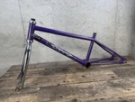 Elf Bmx 20 Frame And Fork Old Mid School 18.5 Top Tube Purple. Fixed Price $699.00.