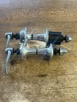 Vintage Shimano 600 Front/rear Hubs 32H 100/130 Old FH/HB-6400 Trek 660. Fixed Price $99.99.