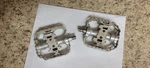 Vintage Wellgo LU-952 Silver 1/2 Pedals Old School Bmx Free Shipping. Fixed Price $100.00.