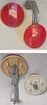 Vintage RR-250 Bicycle Reflector Set B21 Bike Mount White Housing. Fixed Price $22.00.