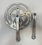 Vintage Sr Sakae Silstar 170MM 52/40 Silver Aluminum Road Bike Double Crankset. Fixed Price $54.95.