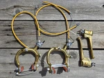 Vintage Gold Dia Compe 1020 Brake Set W/levers & Cables Minty 1982 Sidewinder. Fixed Price $282.00.