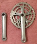 Vintage Shimano Exage Mountain FC-M450 Crankset Japan 175MM 28/38/48 Biopace. Fixed Price $59.95.