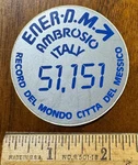 Vtg Bike Race Decal Francesco Moser Ambrosio Ener-n.m Mexico Disc Wheel. Fixed Price $79.99.